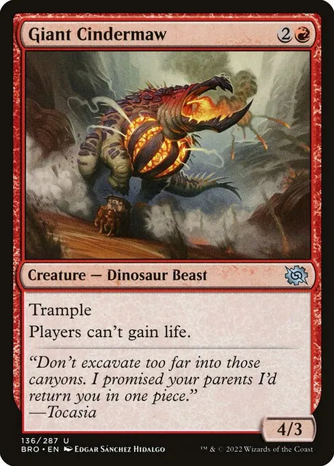 Giant Cindermaw 136/287