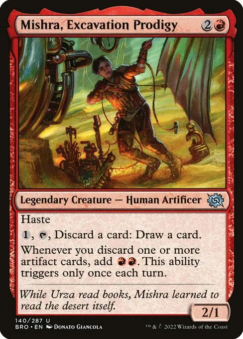 Mishra, Excavation Prodigy 140/287