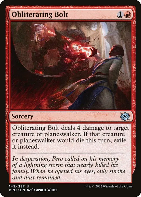 Obliterating Bolt 145/287