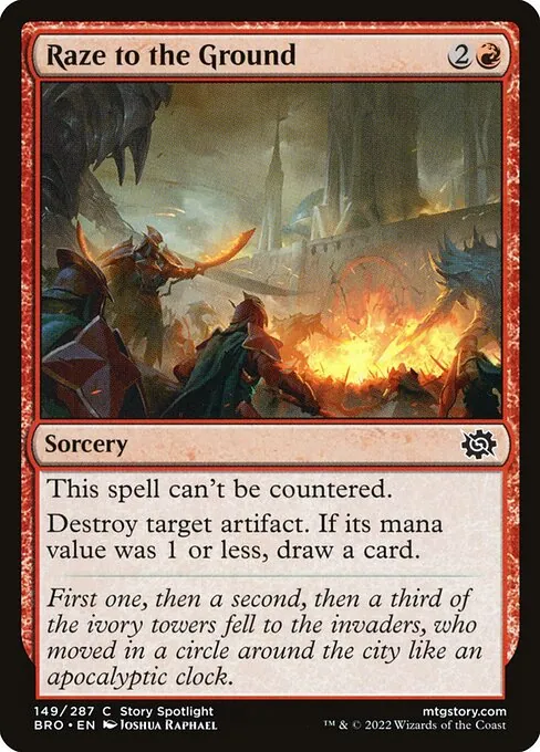 Raze to the Ground 149/287