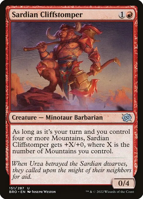 Sardian Cliffstomper 151/287