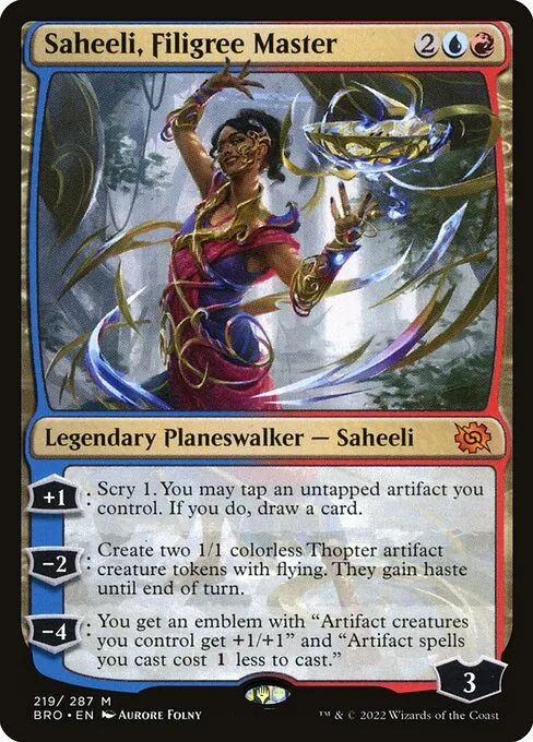 Saheeli, Filigree Master 219/287
