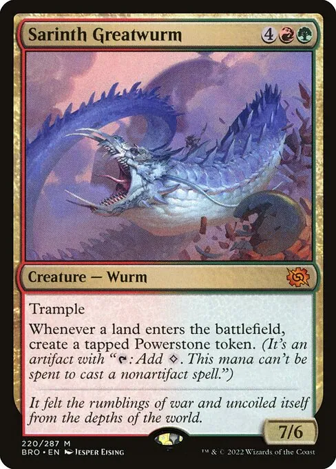 Sarinth Greatwurm 220/287