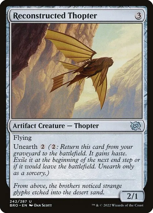 Reconstructed Thopter 242/287