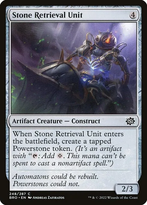 Stone Retrieval Unit 248/287