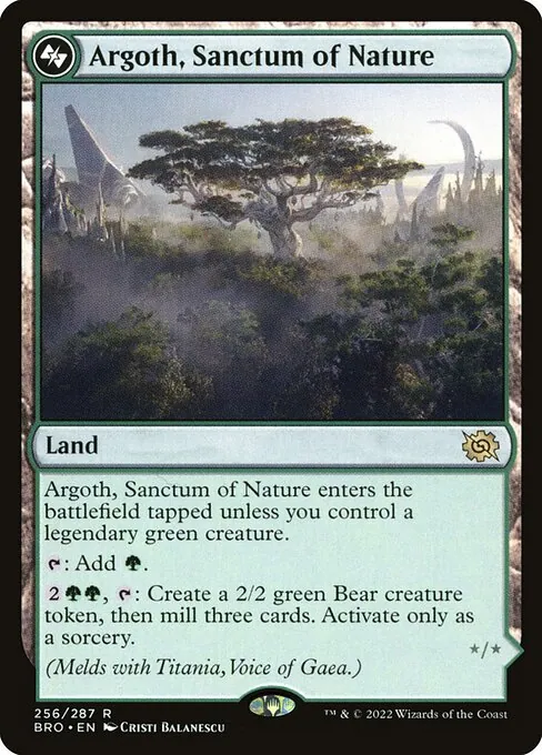 Argoth, Sanctum of Nature 256/287