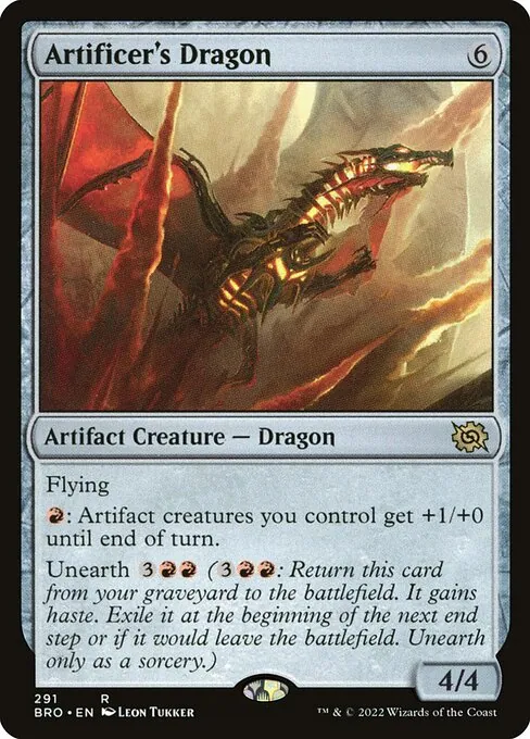 Artificer's Dragon 291/287