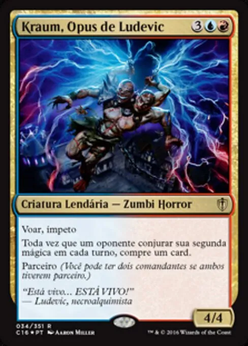 Carta Kraum, Opus de Ludevic de Magic, comandante parceiro do cEDH