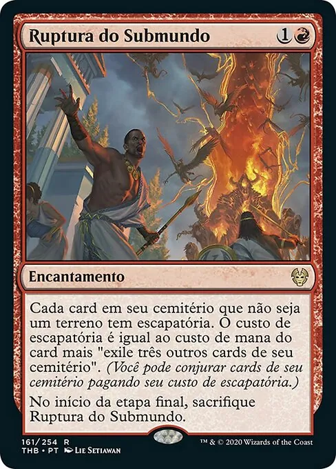 Carta Ruptura do Submundo de Magic, encantamento que dá escapatória às cartas do cemitério