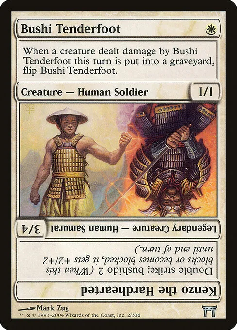 Bushi Tenderfoot // Kenzo the Hardhearted 002/306