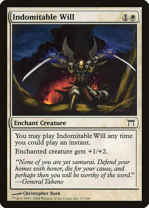Indomitable Will 017/306