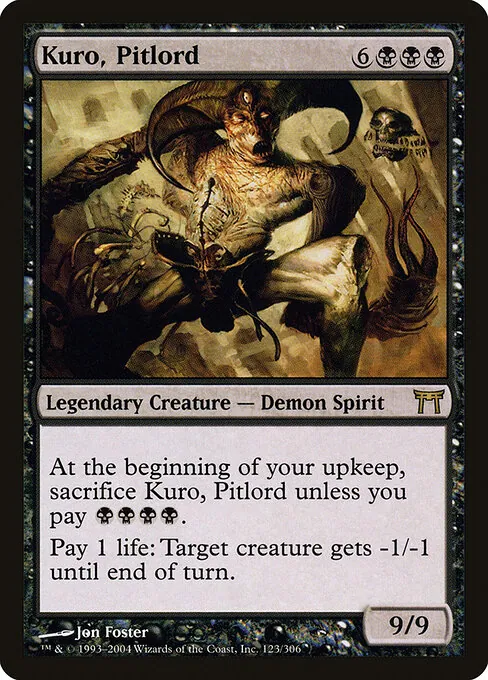 Kuro, Pitlord 123/306