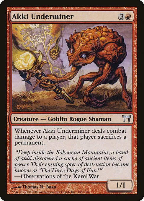 Akki Underminer 155/306