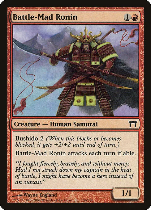 Battle-Mad Ronin 156/306