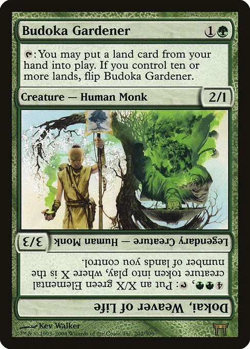 Budoka Gardener // Dokai, Weaver of Life 202/306