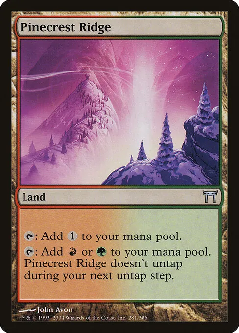 Pinecrest Ridge 281/306