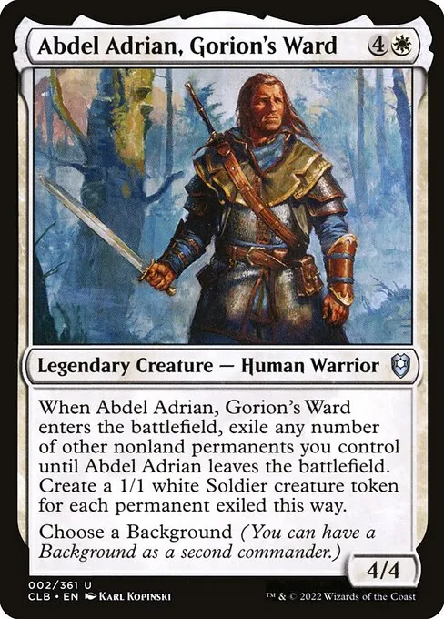 Abdel Adrian, Gorion's Ward 002/361