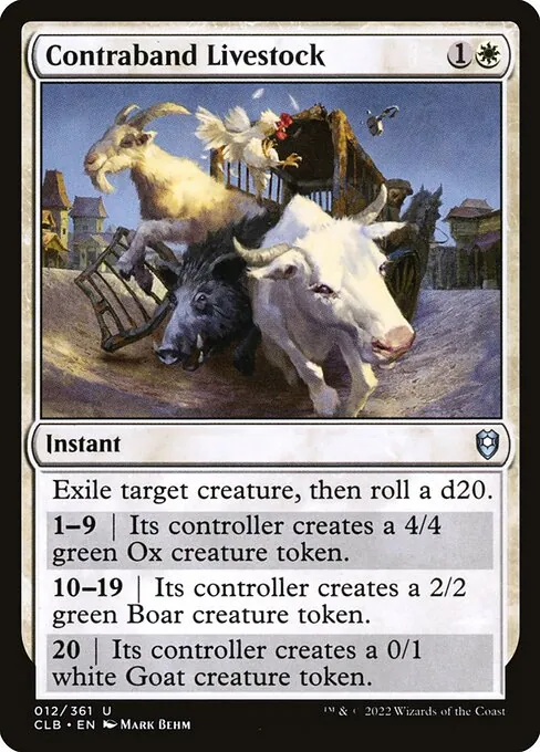 Contraband Livestock 012/361