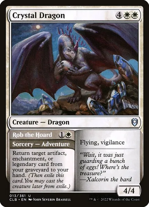 Crystal Dragon // Rob the Hoard 013/361