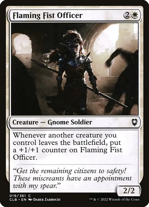 Flaming Fist Officer 019/361