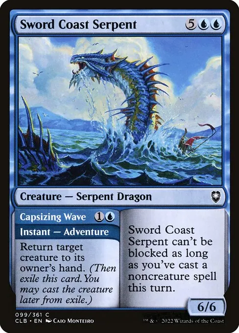 Sword Coast Serpent // Capsizing Wave 099/361