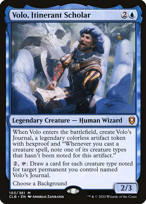 Volo, Itinerant Scholar 103/361