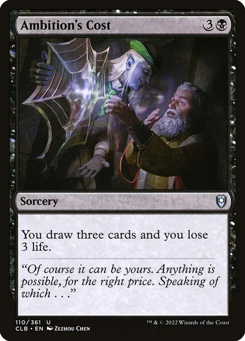 Ambition's Cost 110/361