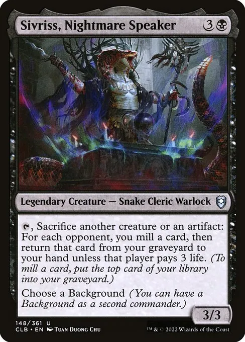 Sivriss, Nightmare Speaker 148/361