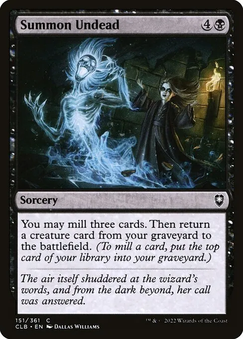 Summon Undead 151/361
