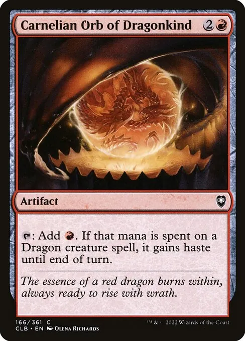 Carnelian Orb of Dragonkind 166/361