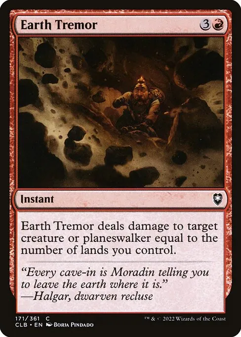 Earth Tremor 171/361