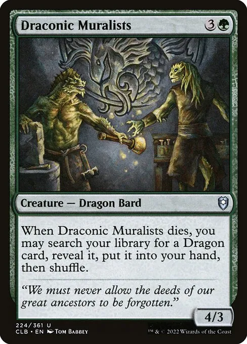Draconic Muralists 224/361