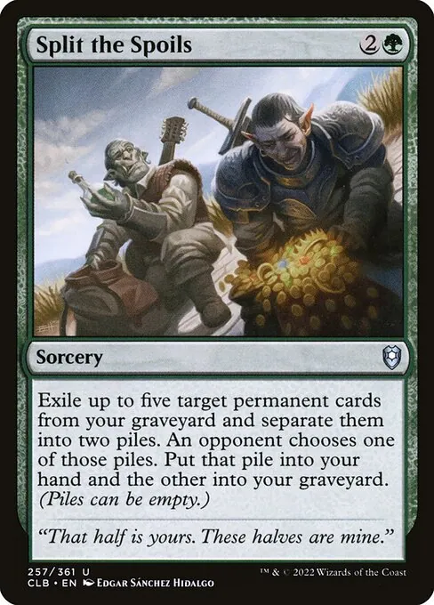 Split the Spoils 257/361