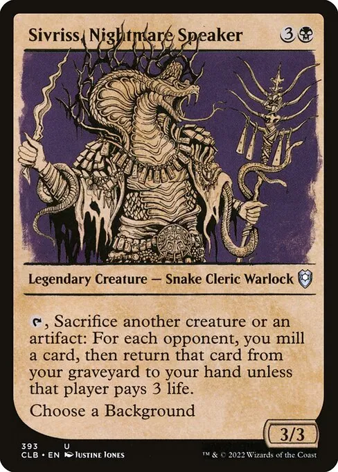 Sivriss, Nightmare Speaker 393/361
