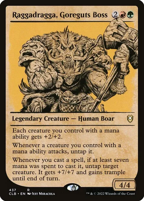 Raggadragga, Goreguts Boss 437/361