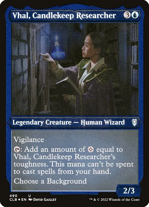 Vhal, Candlekeep Researcher 490/361