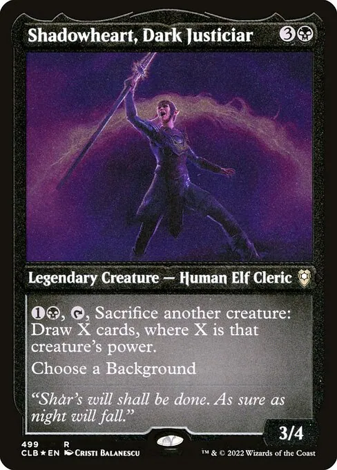 Shadowheart, Dark Justiciar 499/361