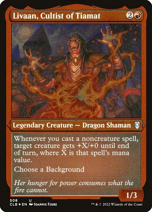 Livaan, Cultist of Tiamat 508/361