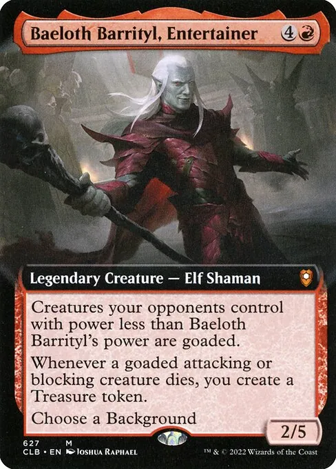 Baeloth Barrityl, Entertainer 627/361