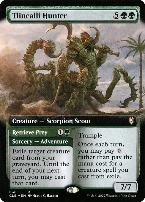 Tlincalli Hunter // Retrieve Prey 638/361