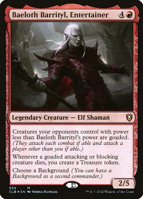 Baeloth Barrityl, Entertainer 655/361