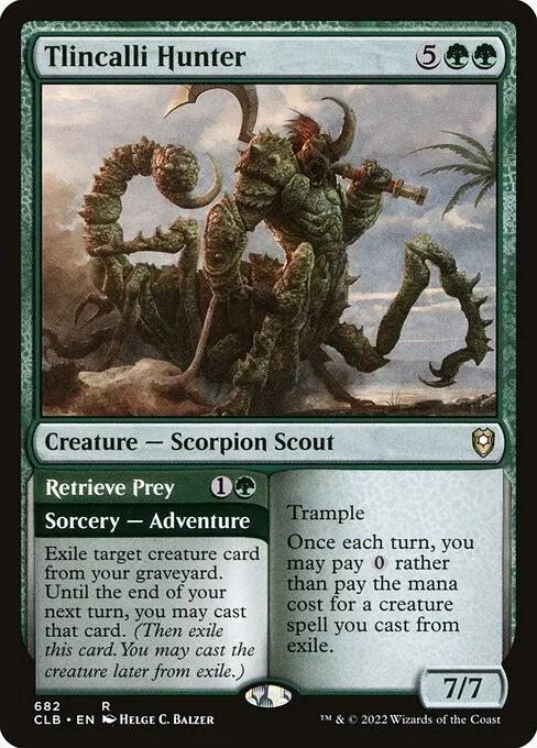 Tlincalli Hunter // Retrieve Prey 682/361