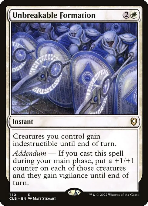 Unbreakable Formation 710/361