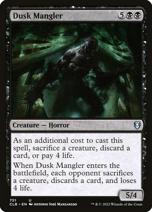 Dusk Mangler 751/361
