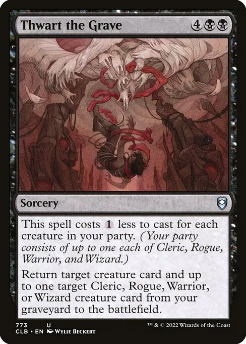 Thwart the Grave 773/361