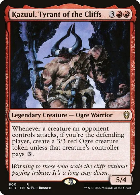 Kazuul, Tyrant of the Cliffs 800/361