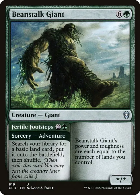 Beanstalk Giant // Fertile Footsteps 819/361