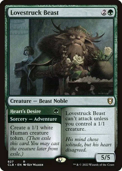 Lovestruck Beast // Heart's Desire 827/361