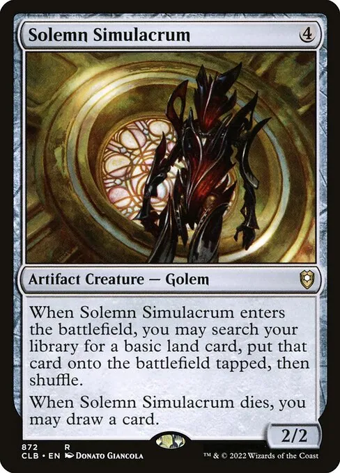 Solemn Simulacrum 872/361