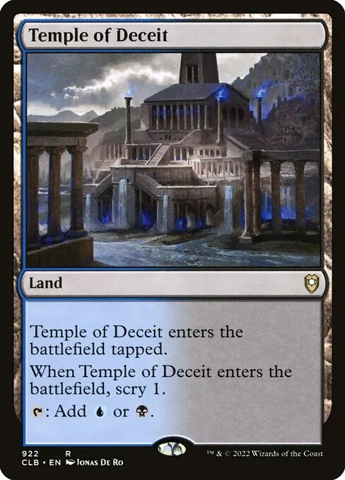 Temple of Deceit 922/361